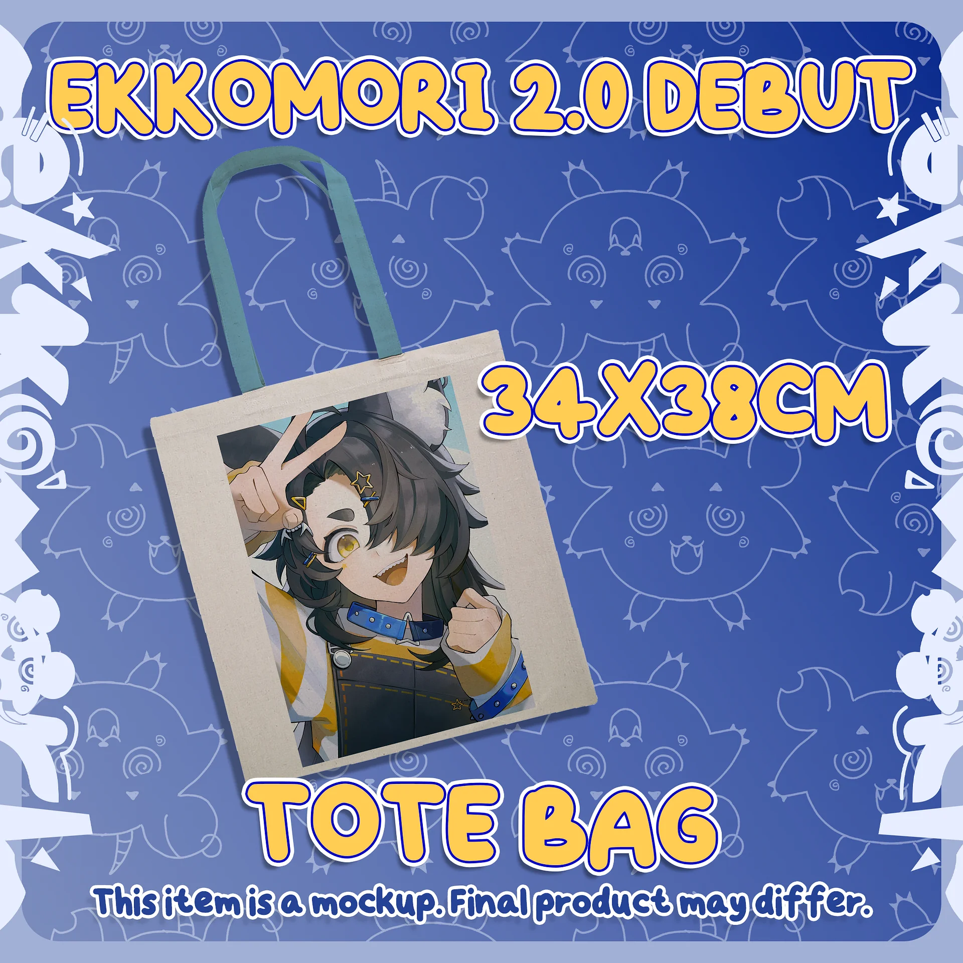 Ekkomori Debut Canvas Tote Bag [PREORDER] product image (1)