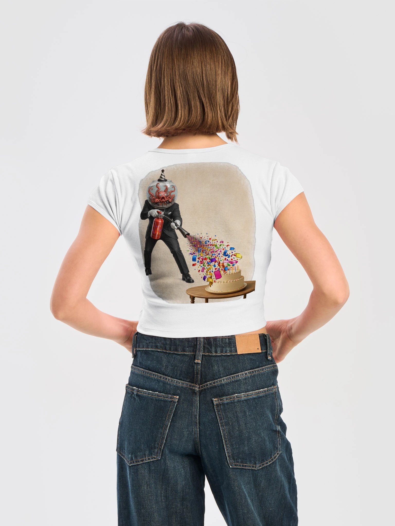 Surprise Party | Baby Tee Crop | QTC product image (4)