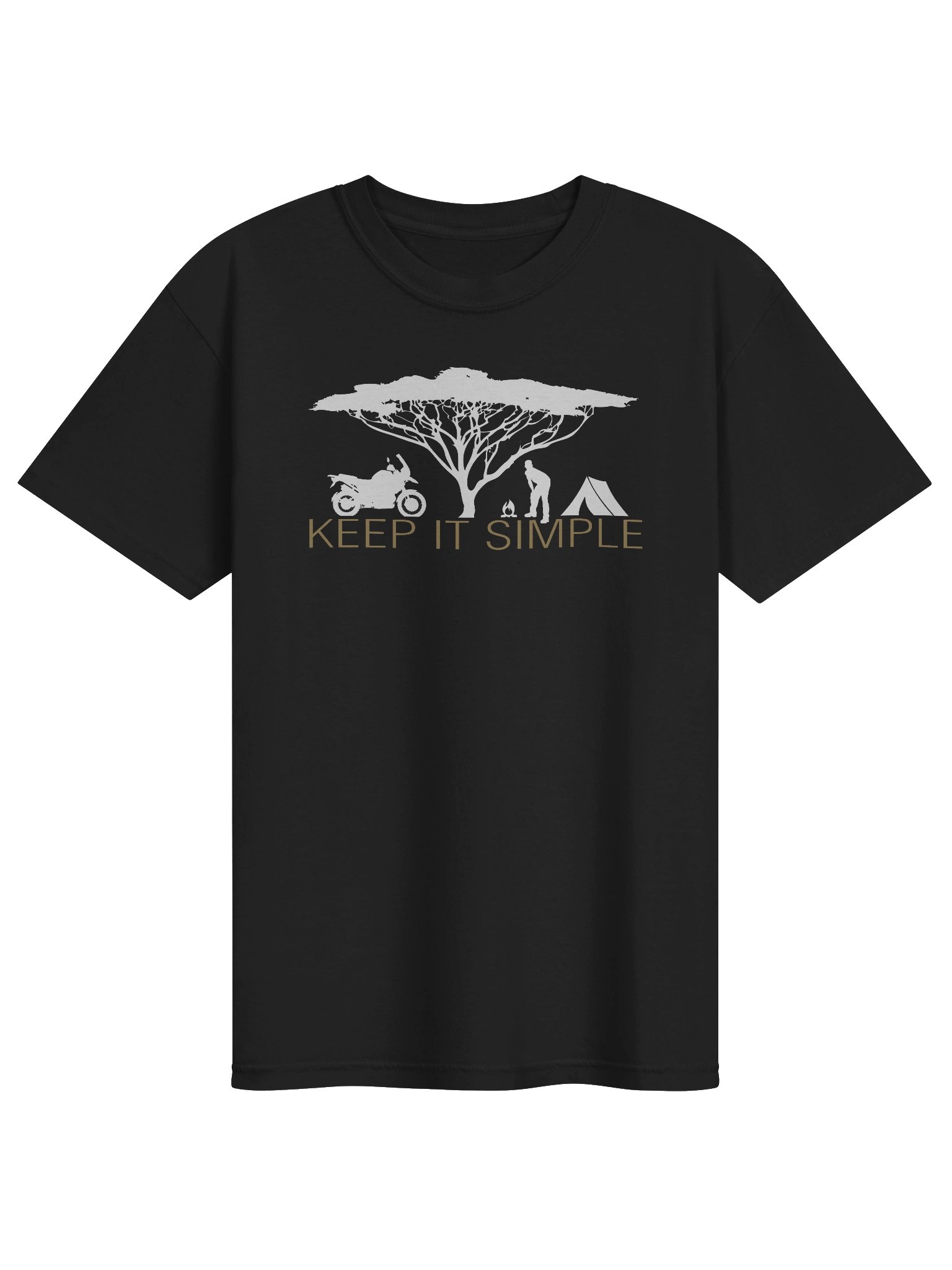 Keep it Simple | Adventure Motorcycle T-Shirt product image (2)