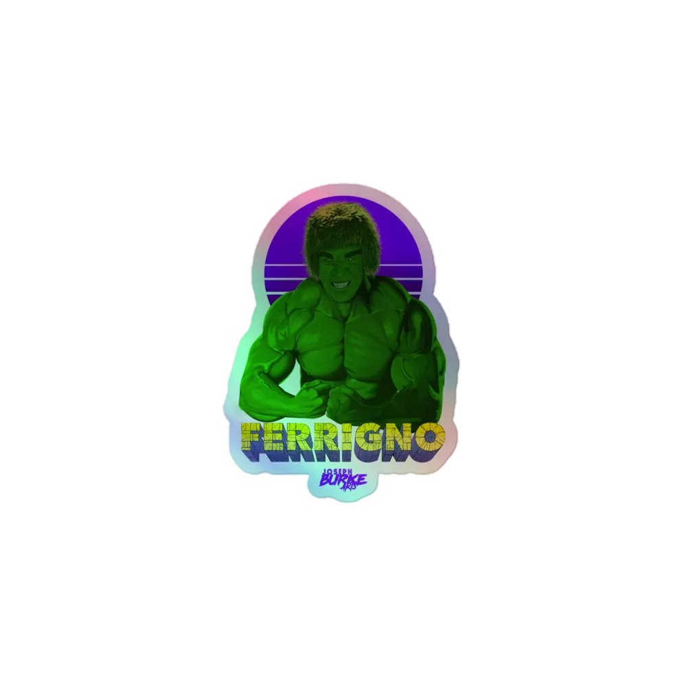 Lou Ferrigno's Hulk Holofoil Sticker product image (1)