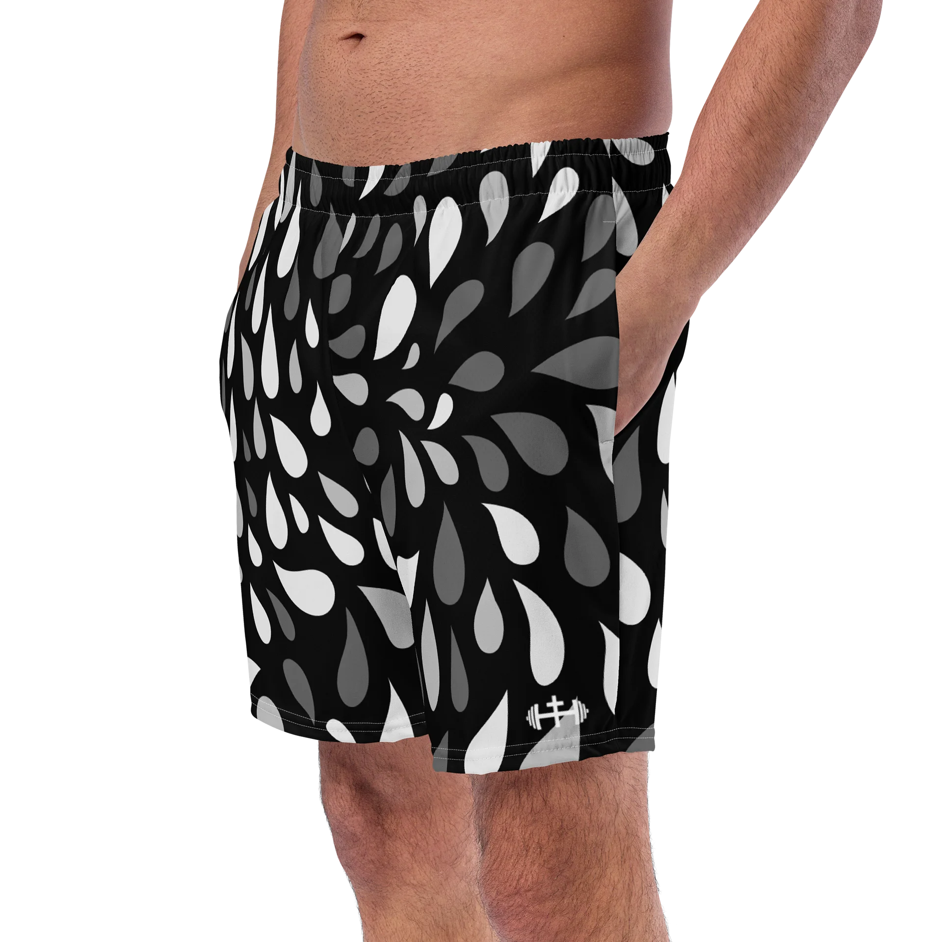 His House Mens Swimsuit - Black Wave product image (2)
