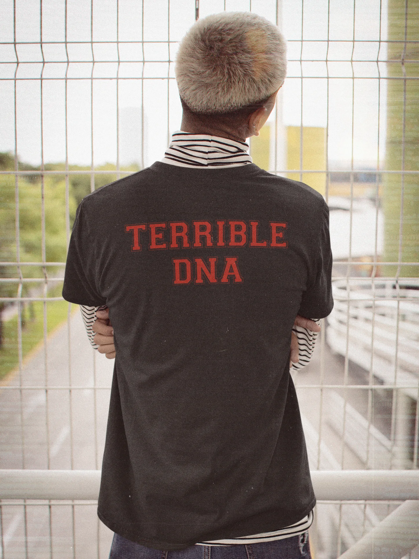 (2 sided) Bad Genes 100% recycled t-shirt product image (2)
