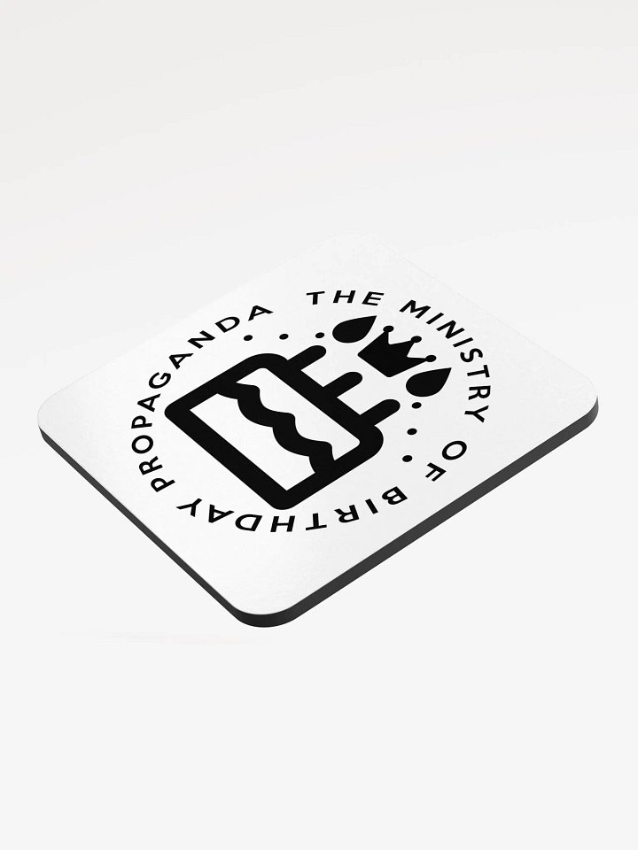 Ministry of Birthday Propaganda Coaster (Monochrome) product image (2)