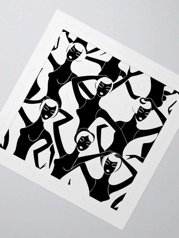 Rhythmic Reflections Custom Kiss Cut Stickers product image (5)