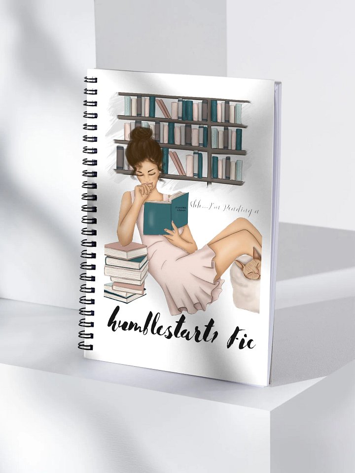 Whimsical Reader's Delight Spiral Notebook product image (2)