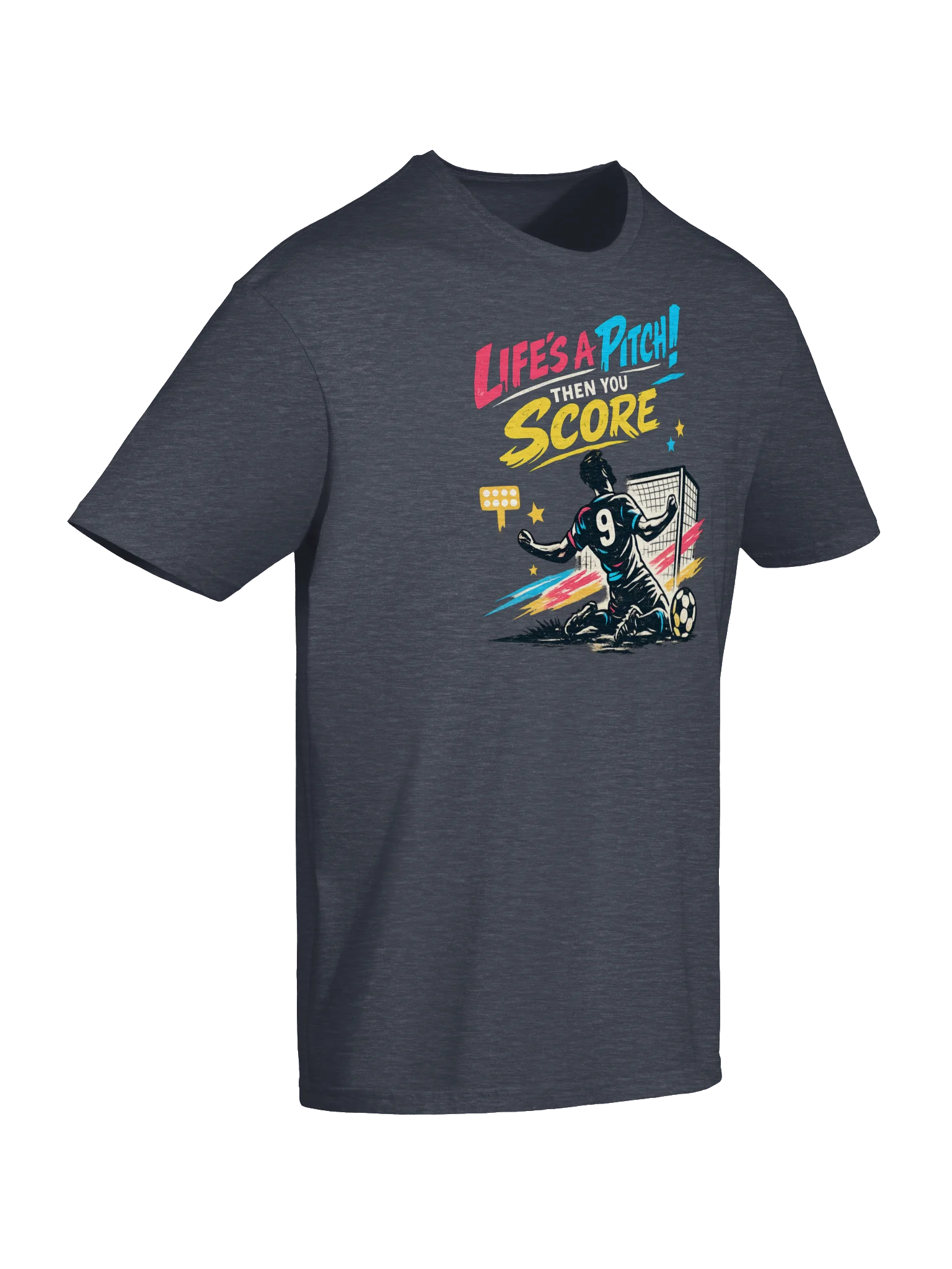 Life’s a Pitch Soccer Graphic Tee product image (6)