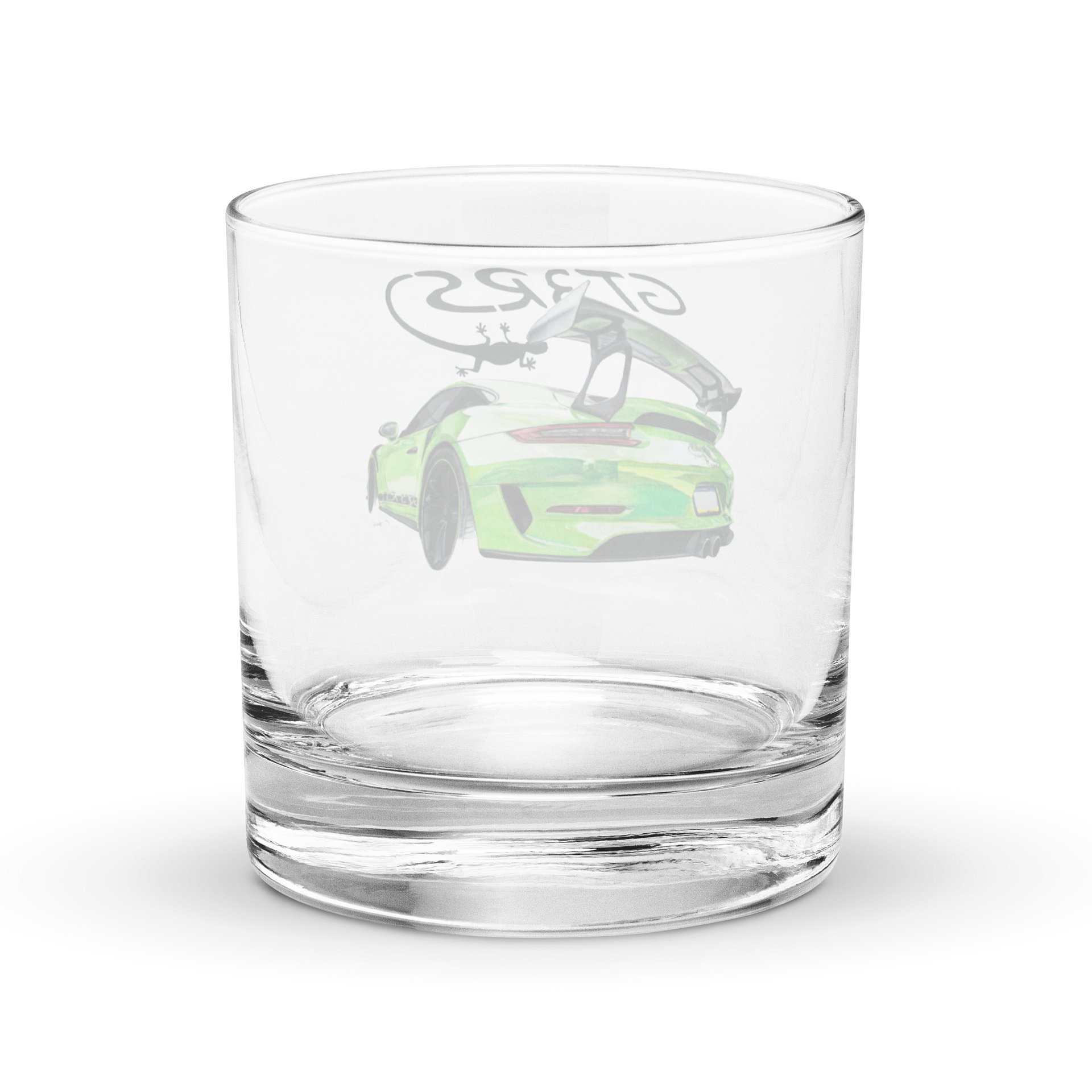 Green Lizard Rocks Glass product image (4)