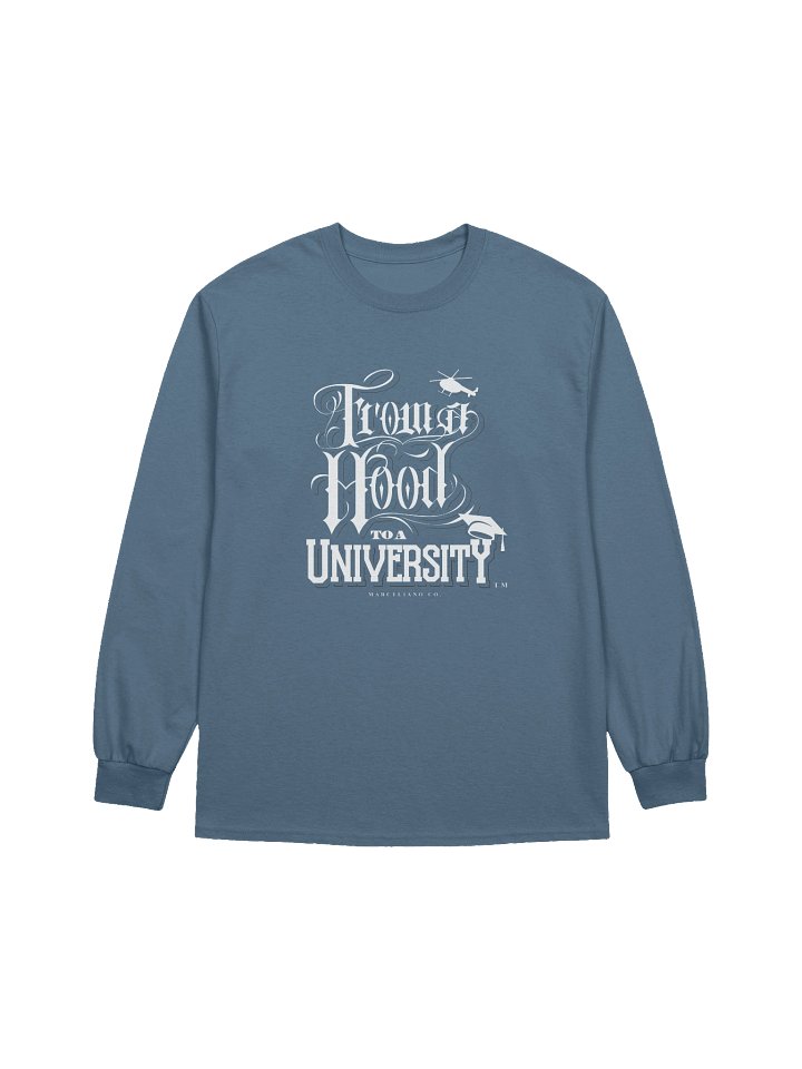 Hood to a University Long Sleeve Tee product image (17)