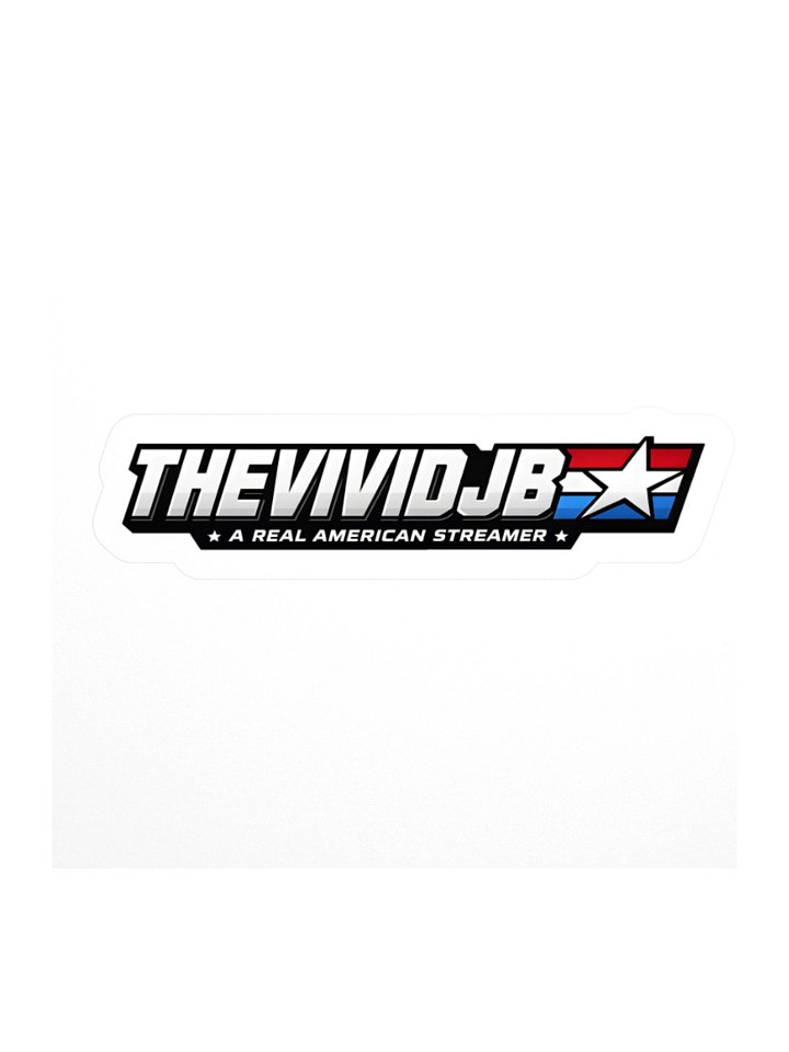 TheVividJB Real American Streamer Kiss Cut Stickers product image (1)