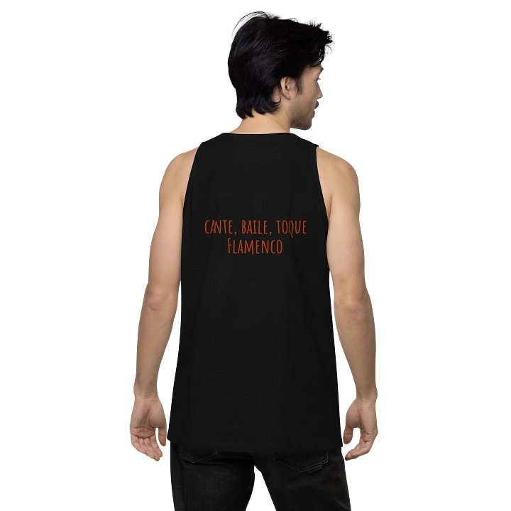 "Carmen" Unisex sleeveless T-Shirt - Red/Black product image (2)
