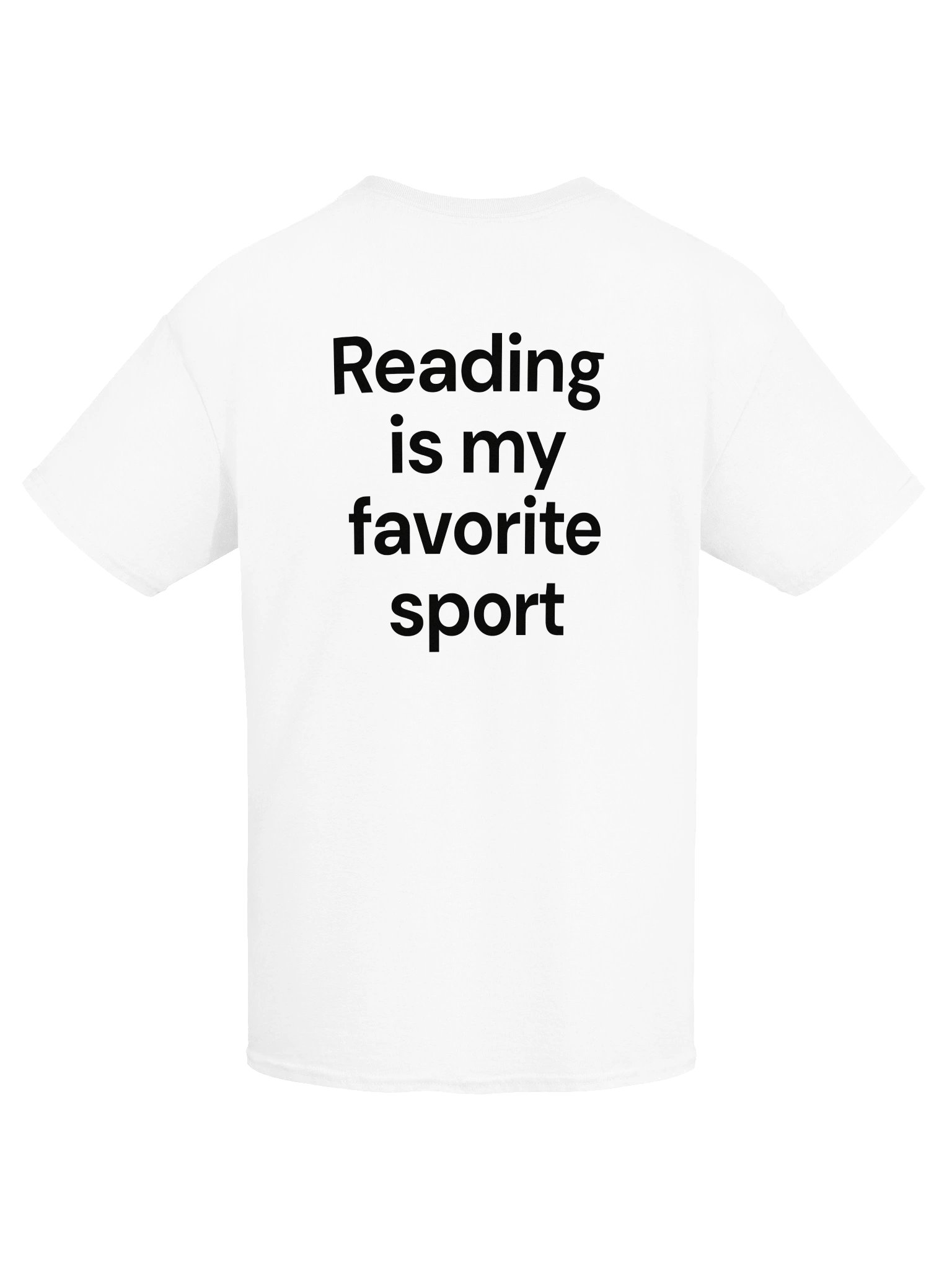 "Reading Is My Favorite Sport" T-Shirt (Grown ups) product image (27)