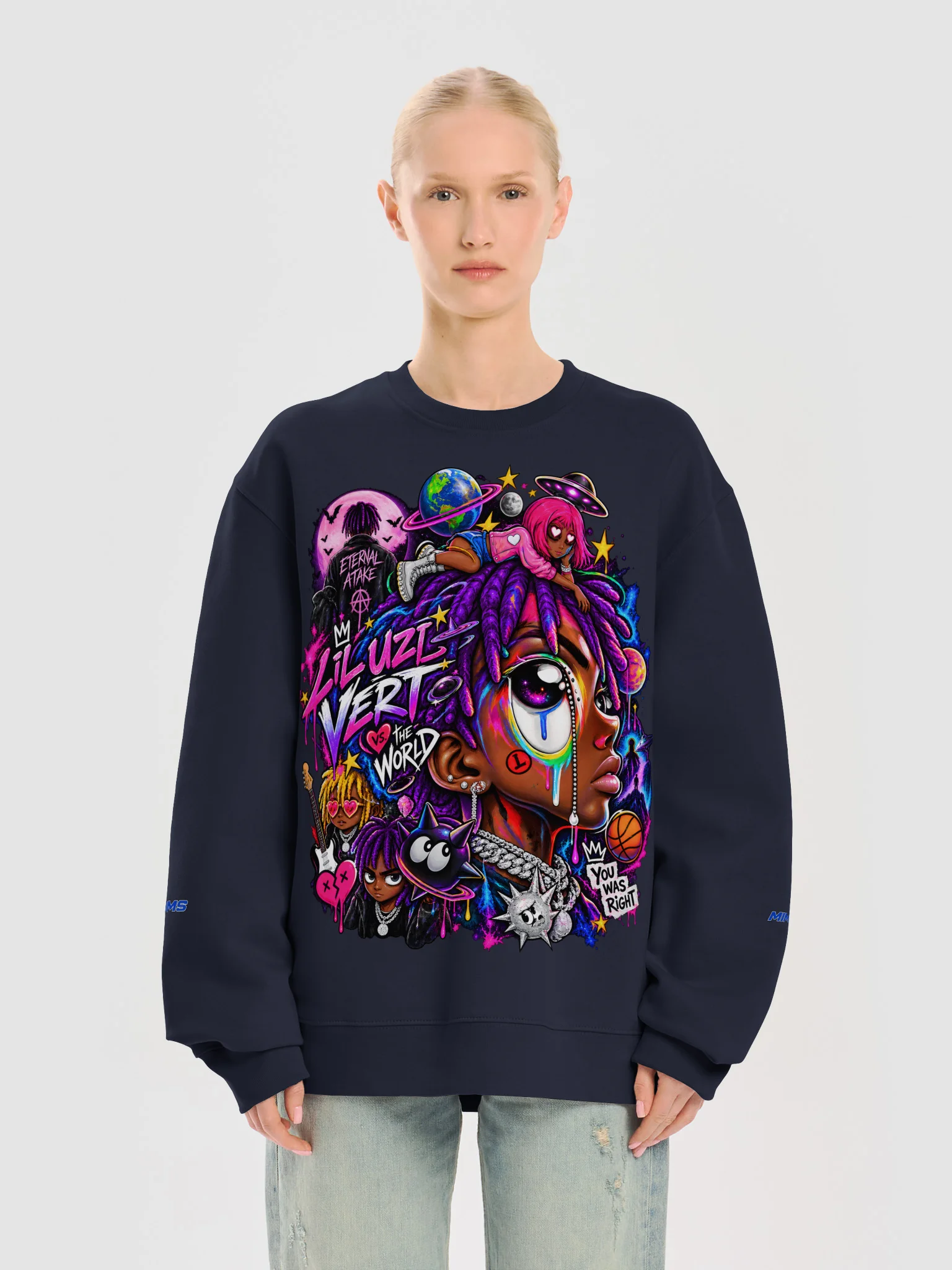 Eternal Atake Neon Graffiti Sweatshirt product image (18)