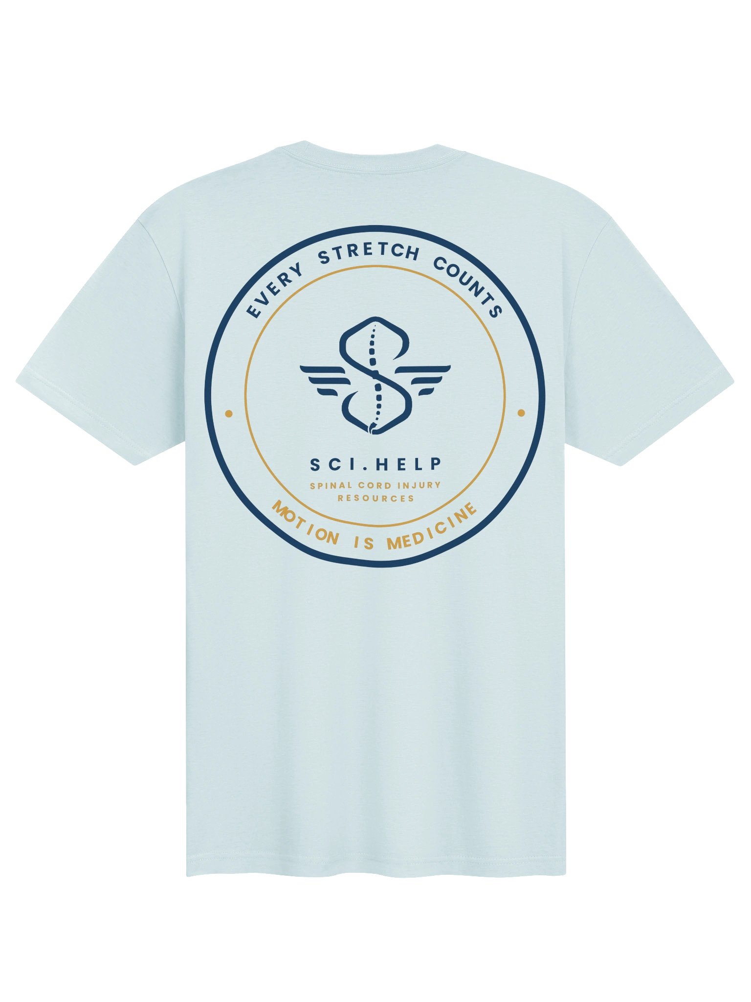 Light Blue T-Shirt - Every Stretch Counts product image (2)
