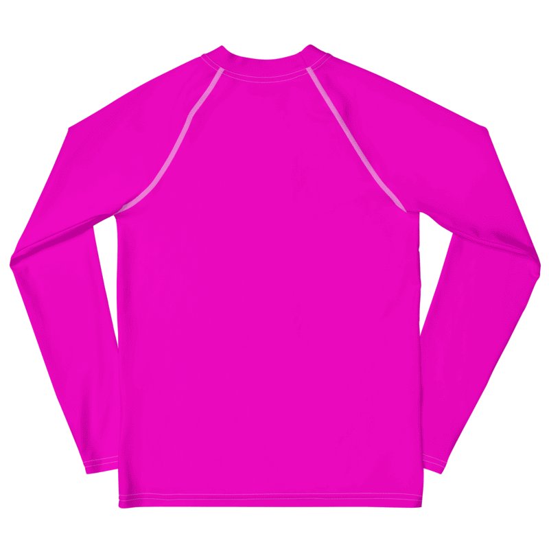 Wild Pink Neon Youth Rashguard product image (7)
