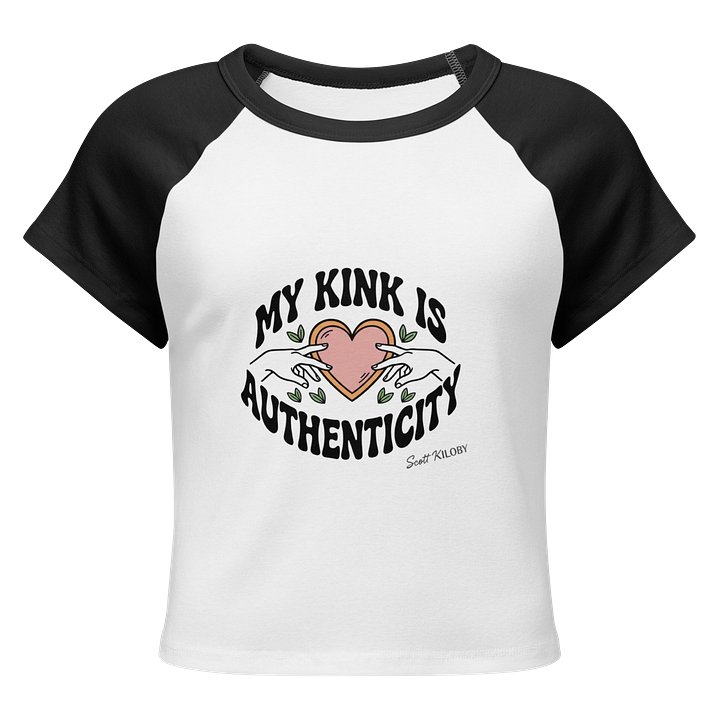 “My Kink Is Authenticity” Black Women’s Baby Tee product image (1)