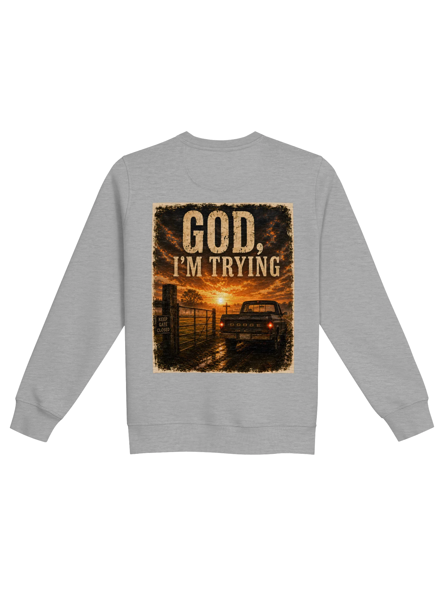 God, I'm Trying Sweatshirt product image (26)