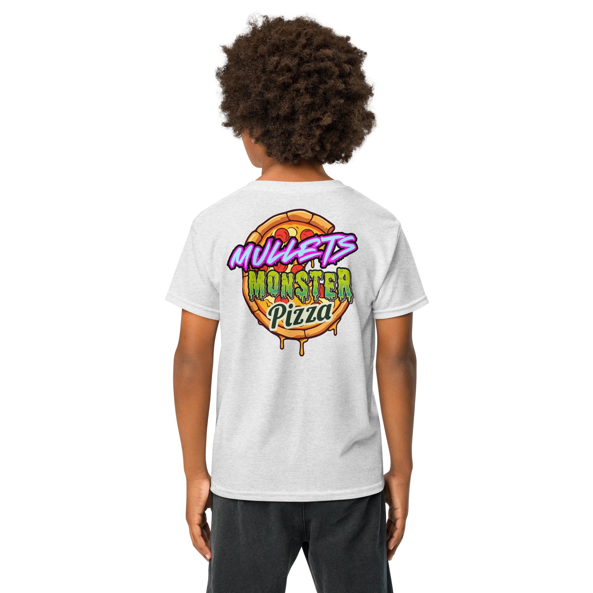 Gildan Youth Sports Tee : MULLETS MONSTER PIZZA product image (48)