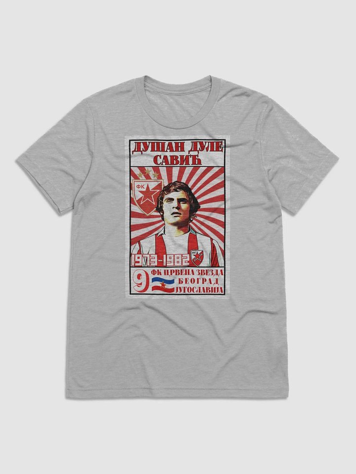 Dušan Dule Savić (FK Crvena Zvezda) Bella+Canvas Triblend Short Sleeve T-Shirt product image (1)