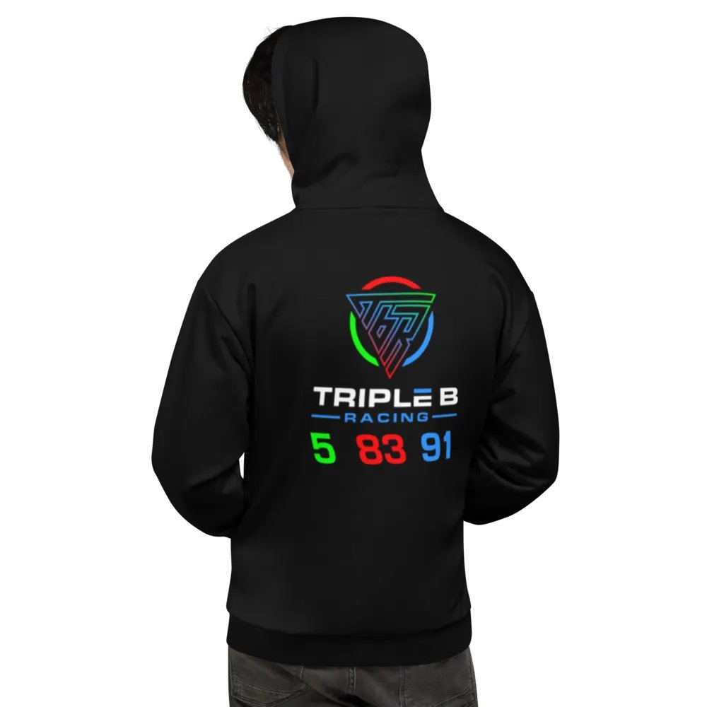 PRIZM Triple B Racing numbers hoodie (Black) product image (1)