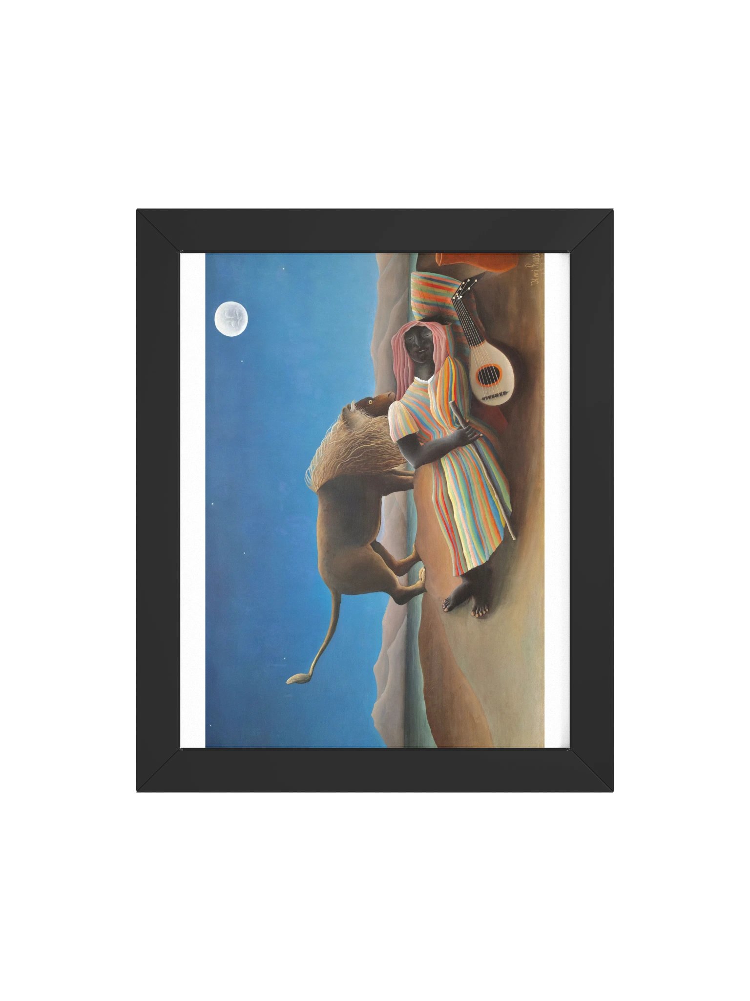 The Sleeping Gypsy — Small Framed Matte Poster product image (8)
