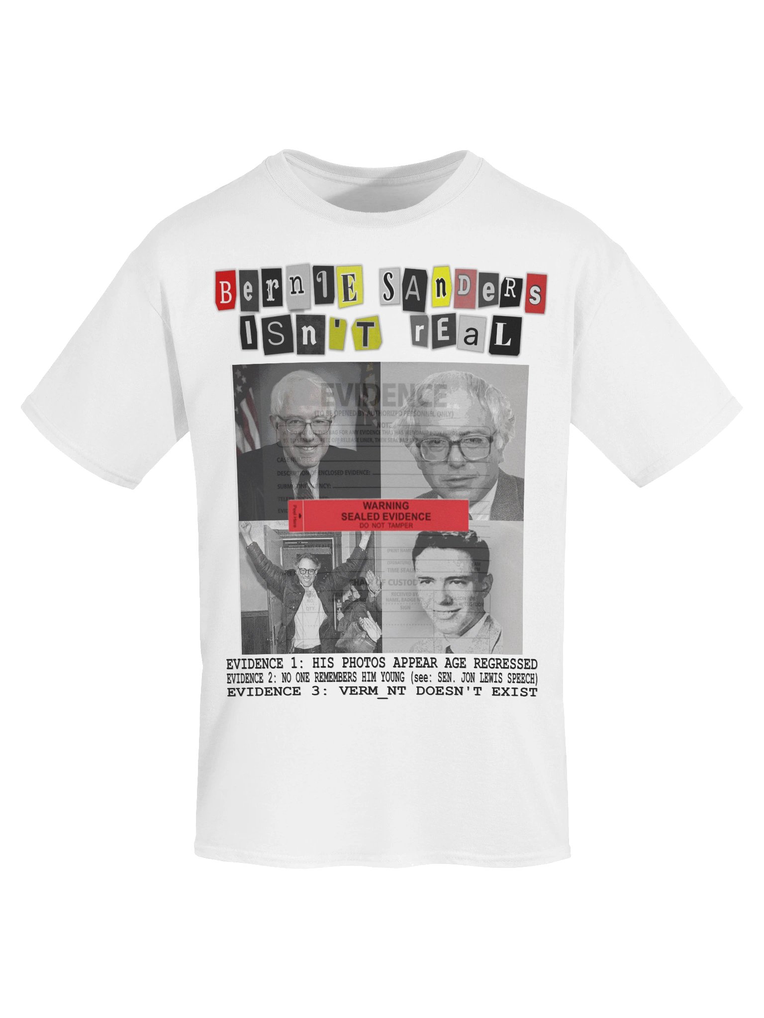 HE ISN'T REAL! (white) — T-SHIRT product image (5)