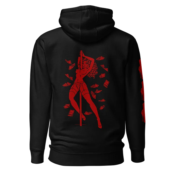Ivory hoodie - blood red product image (1)