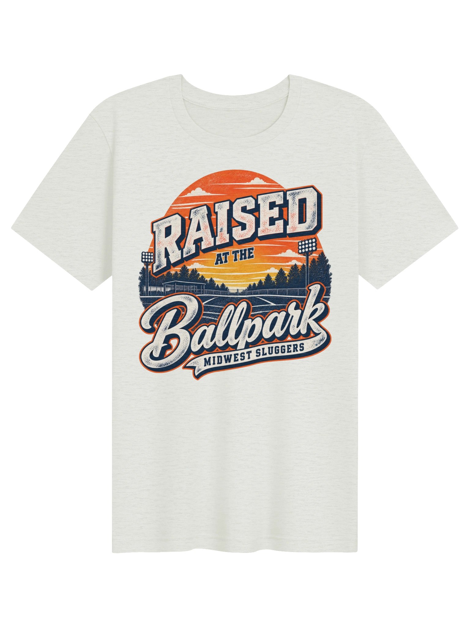 Raised At The Ballpark Unisex Supersoft Tee product image (29)