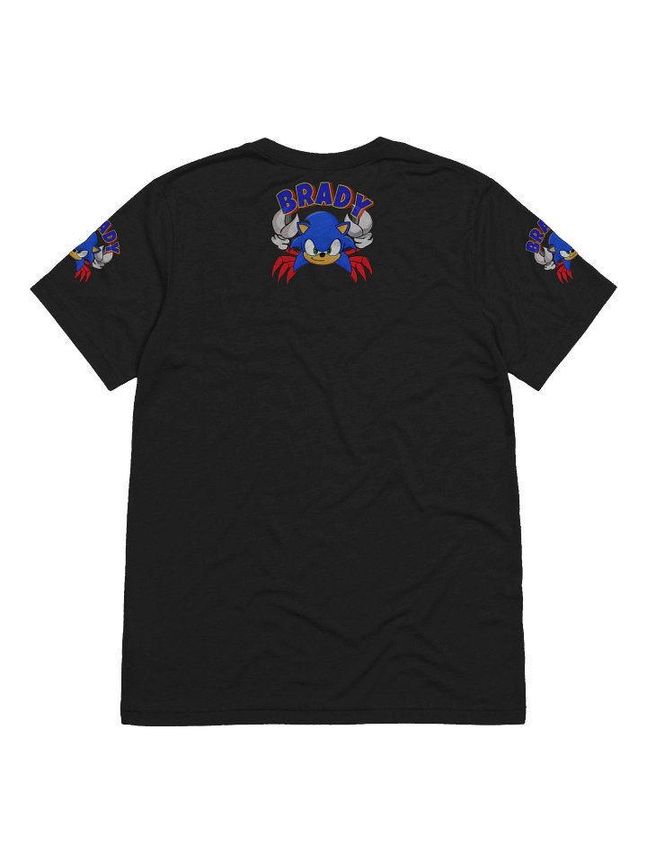 Confident Blue Crab Style Sonic The Hedgehog Tee product image (2)