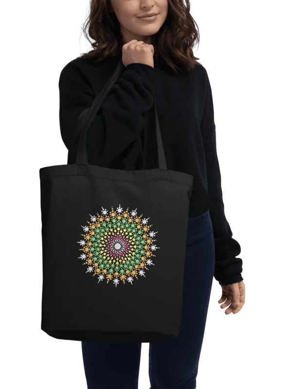 Pastel Dot Mandala Eco-Friendly Tote Bag product image (1)