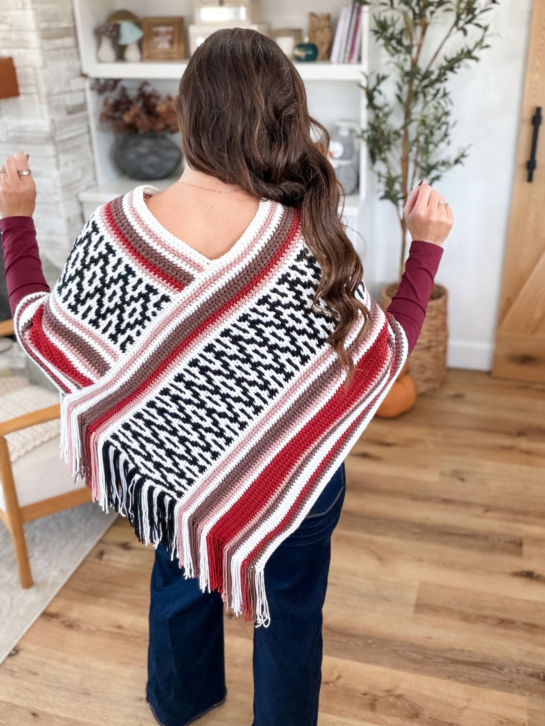 Painted Desert Poncho Crochet Pattern product image (2)