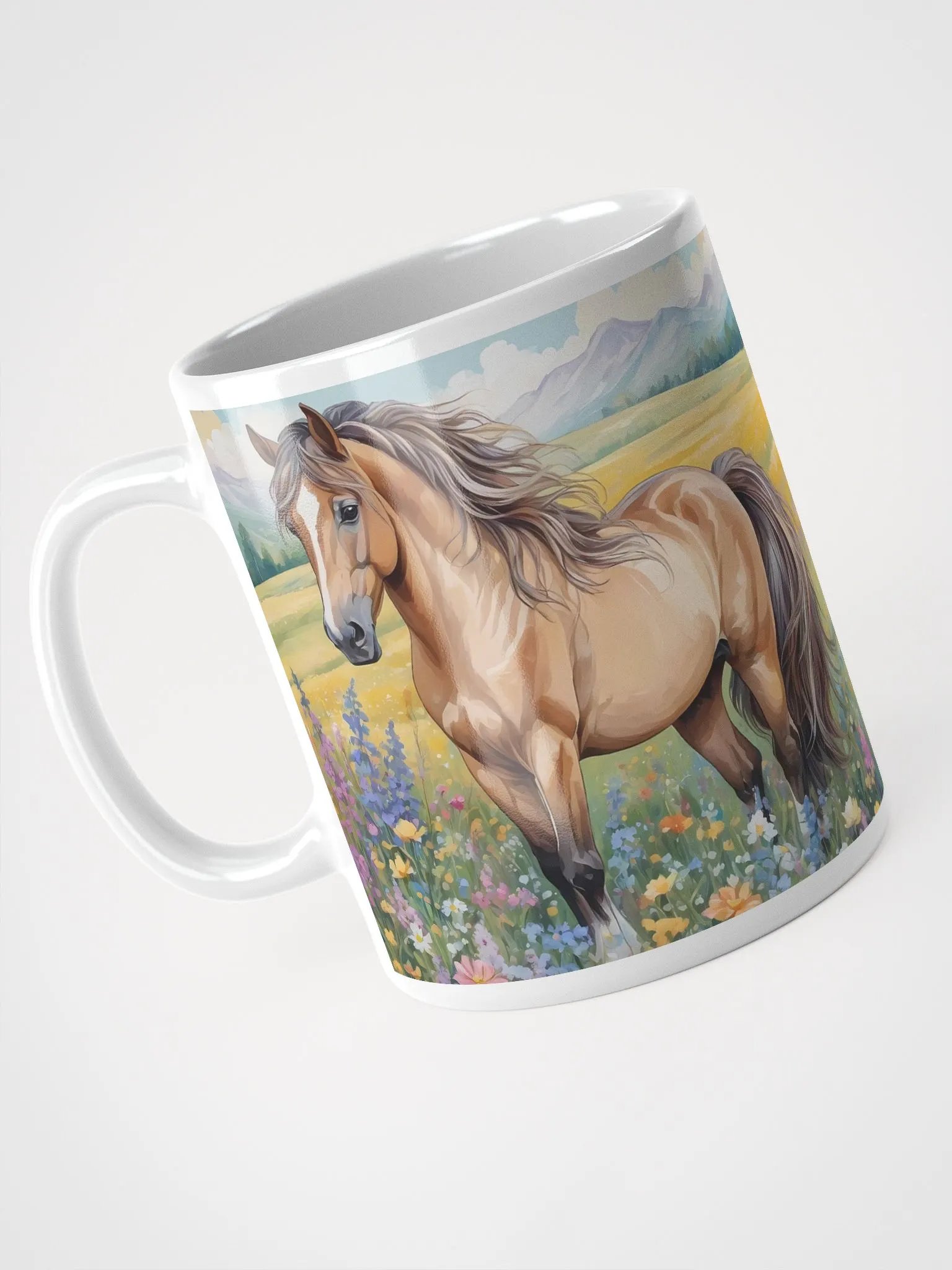 Graceful Bloom Mare Horse Mug product image (7)