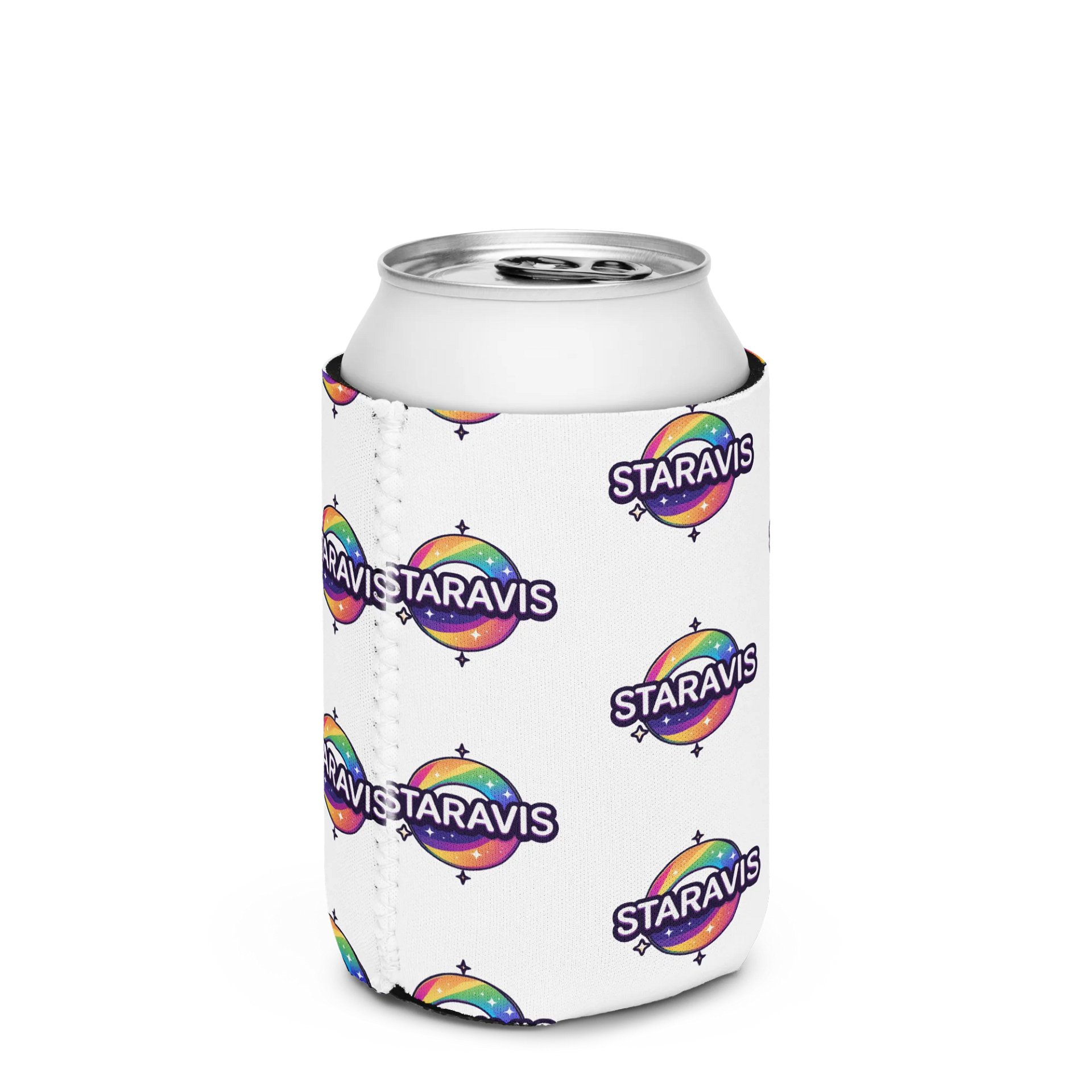 Rainbow Star Can Cooler product image (2)