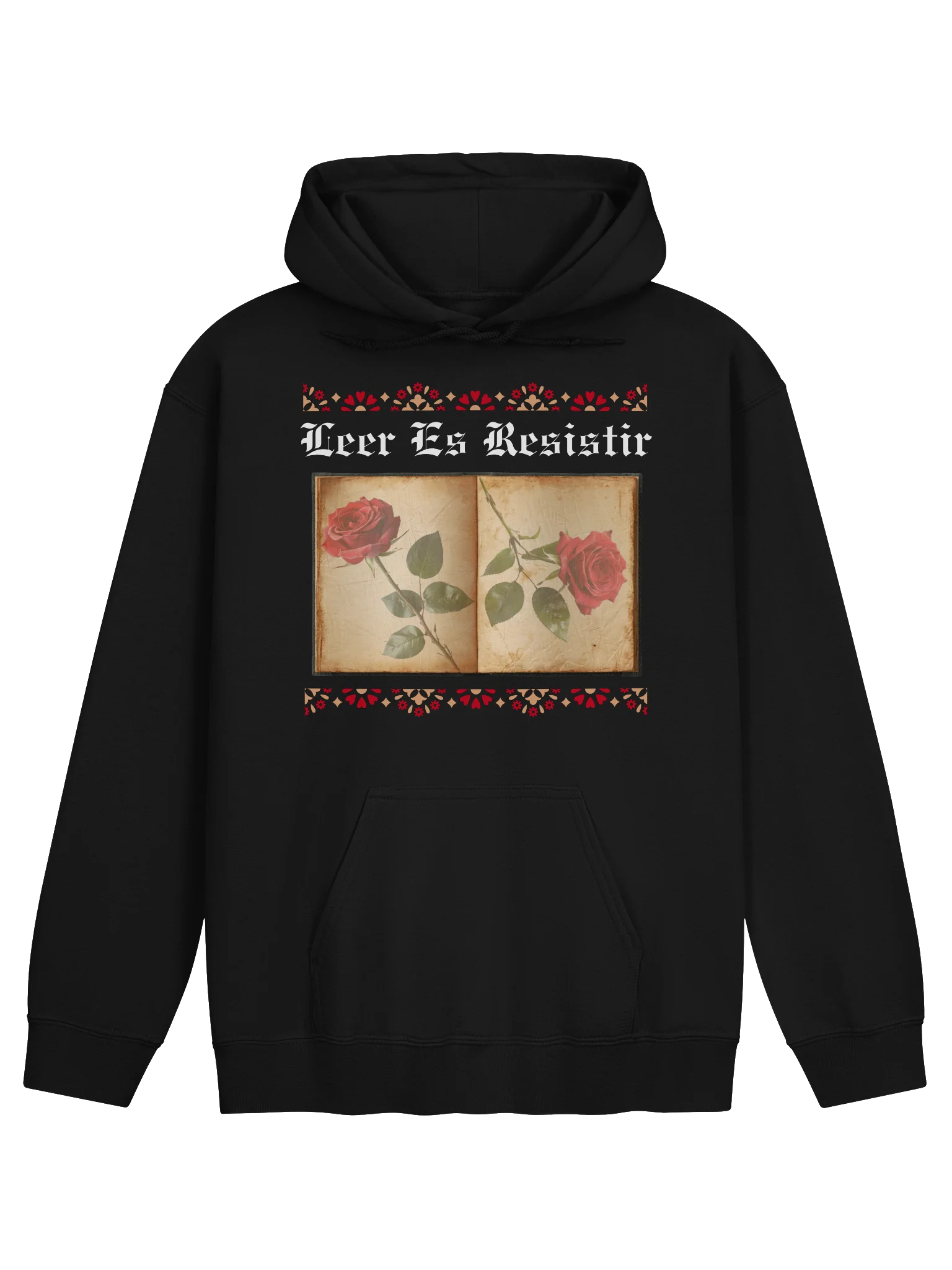 Leer Es Resistir Gothic Hoodie product image (2)