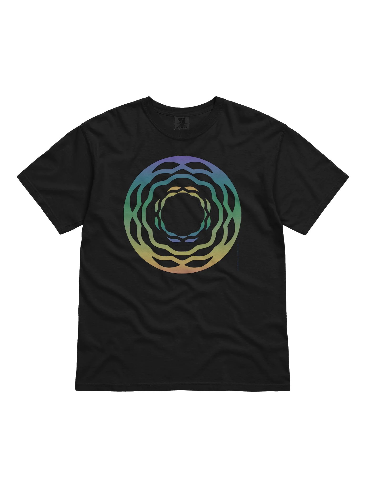 Rainbow disk T-shirt product image (9)