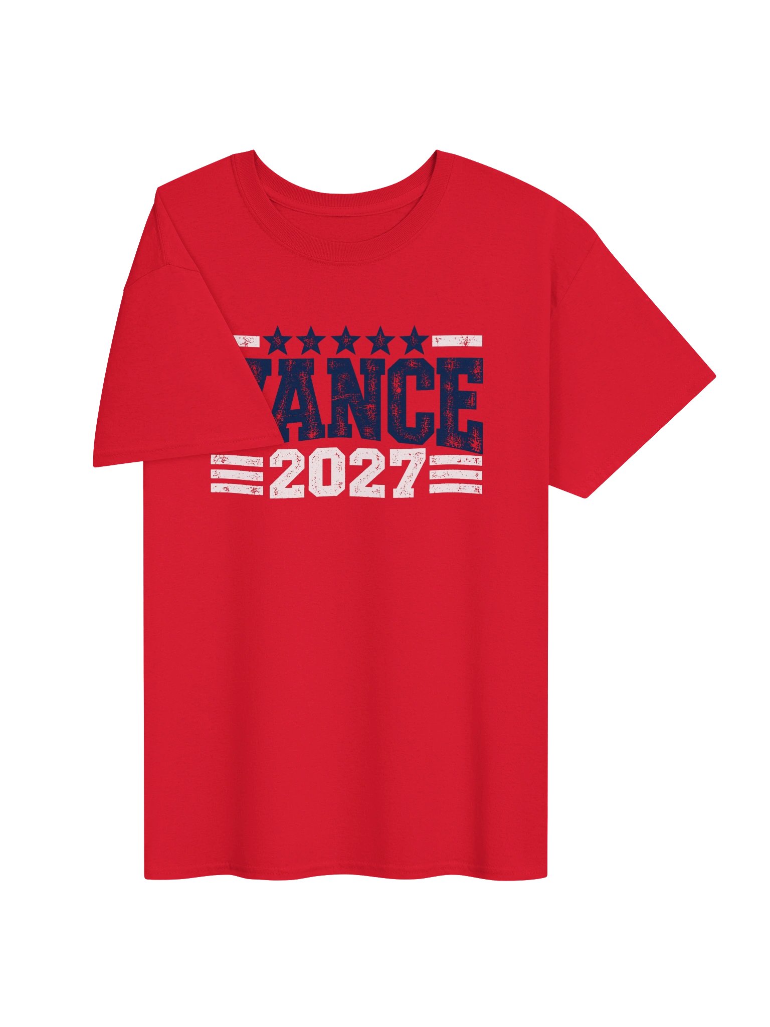 VANCE 2027 — Red T-Shirt product image (3)