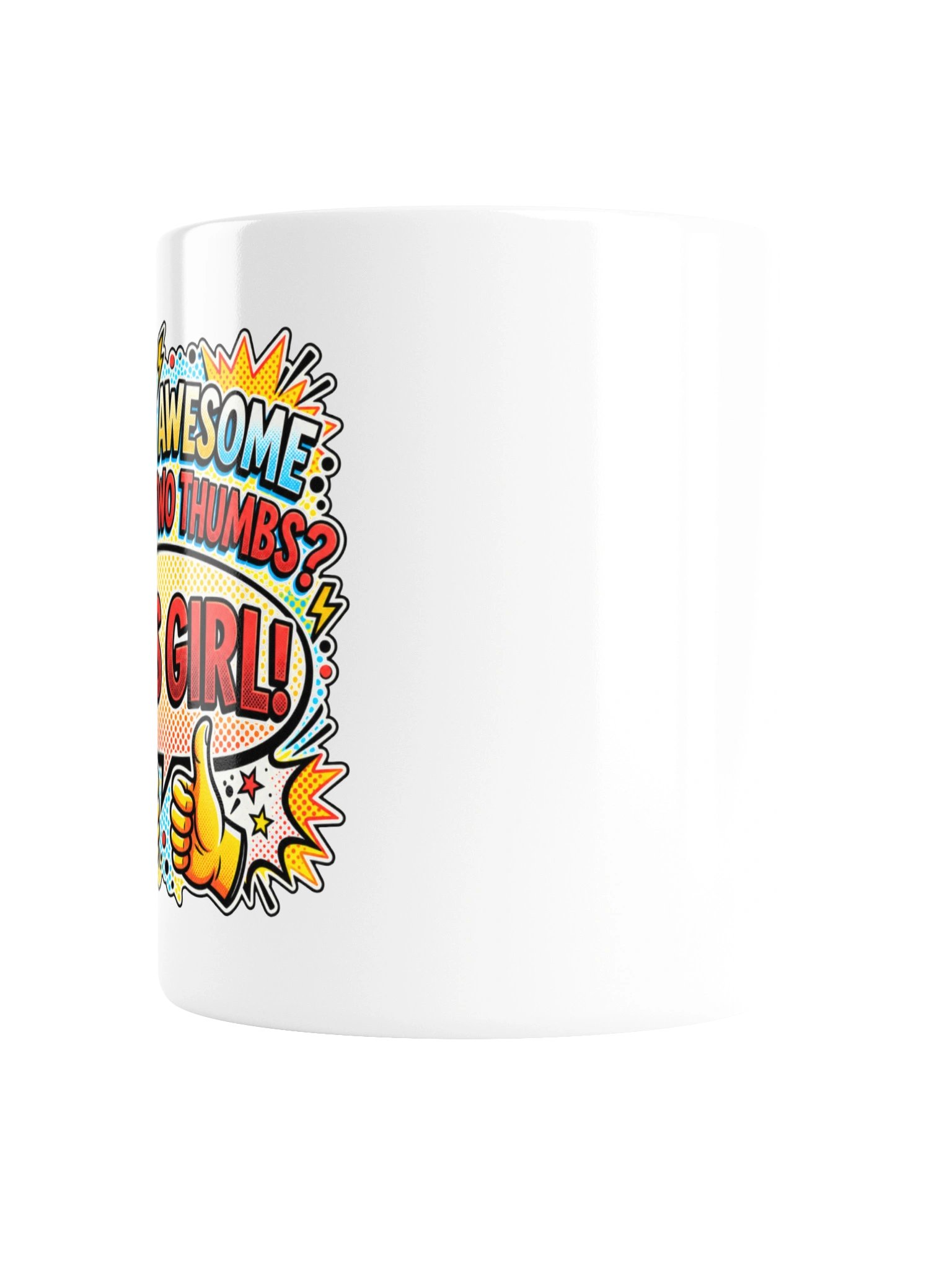Two Thumbs This Girl - Pop Art Mug product image (6)