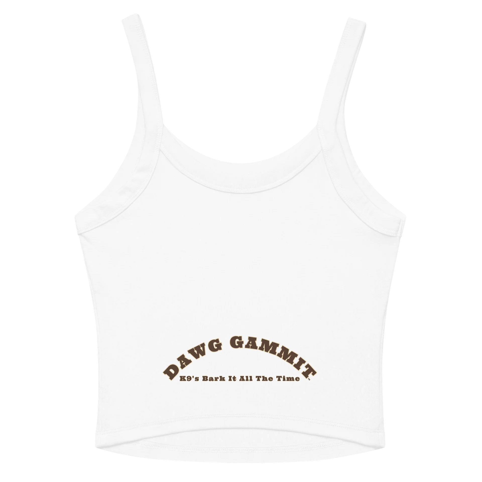 DAWG GAMMIT™ Shih-Tzu Micro Rib Racer Tank Top product image (4)