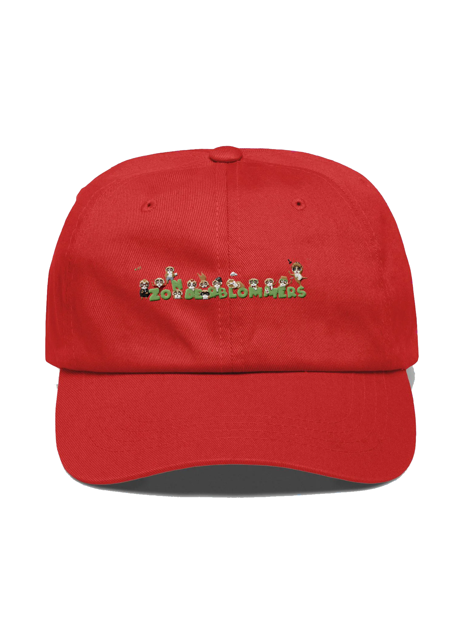 Zipping Zonderblommers Red Crew Dad Hat product image (1)