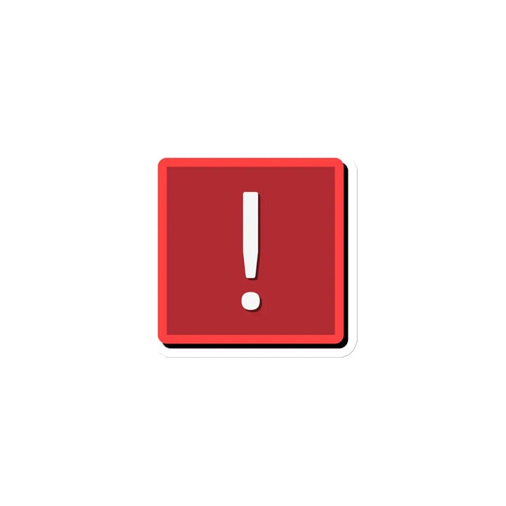 STFC Exclamation Pip Magnet product image (1)