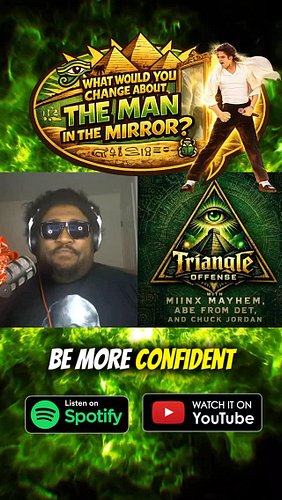 What would you change about the man in the mirror? #maninthemirror #michaeljackson #triangleoffense