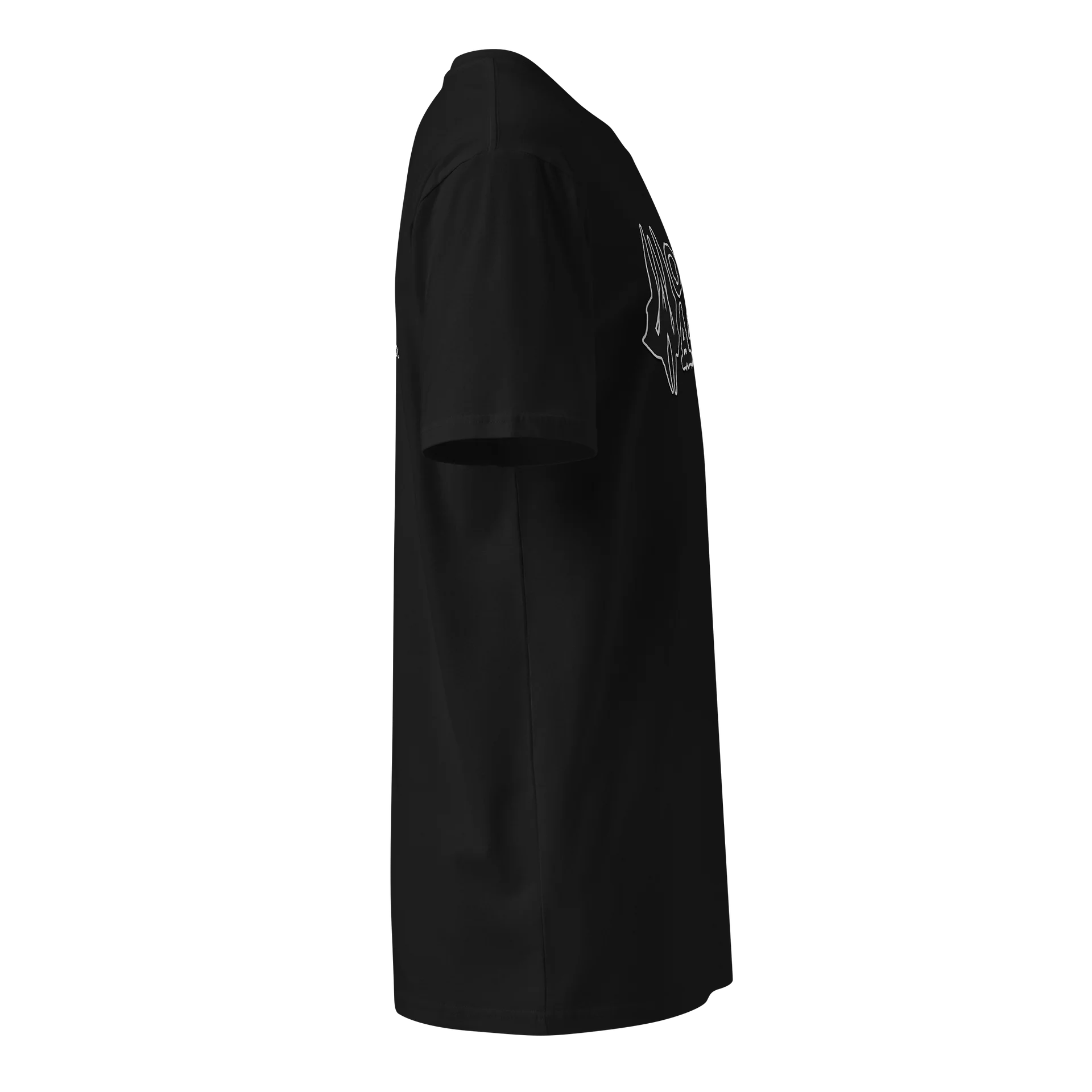 Wolf Asylum Embroidered Tee (Black) product image (3)