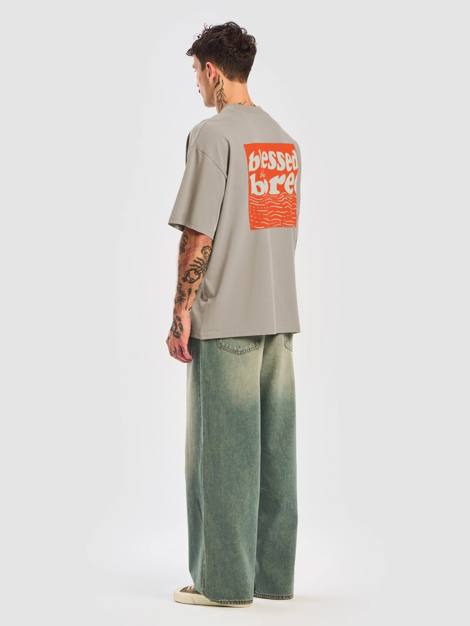 Blessed be the bored Stone Oversized T-Shirt product image (6)