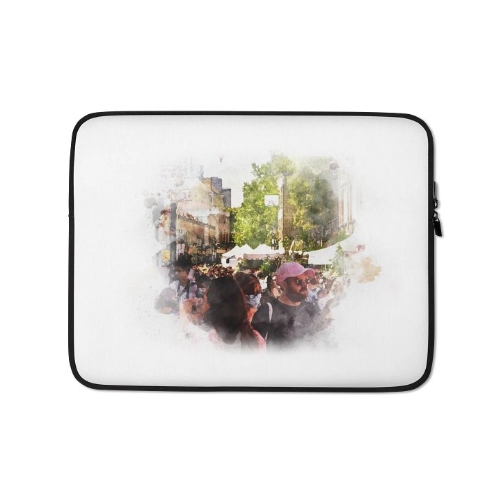 Columbia Road Market Neoprene Laptop Sleeve product image (1)