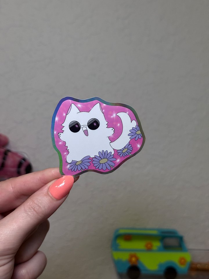 Gojo Kitty Sticker product image (1)