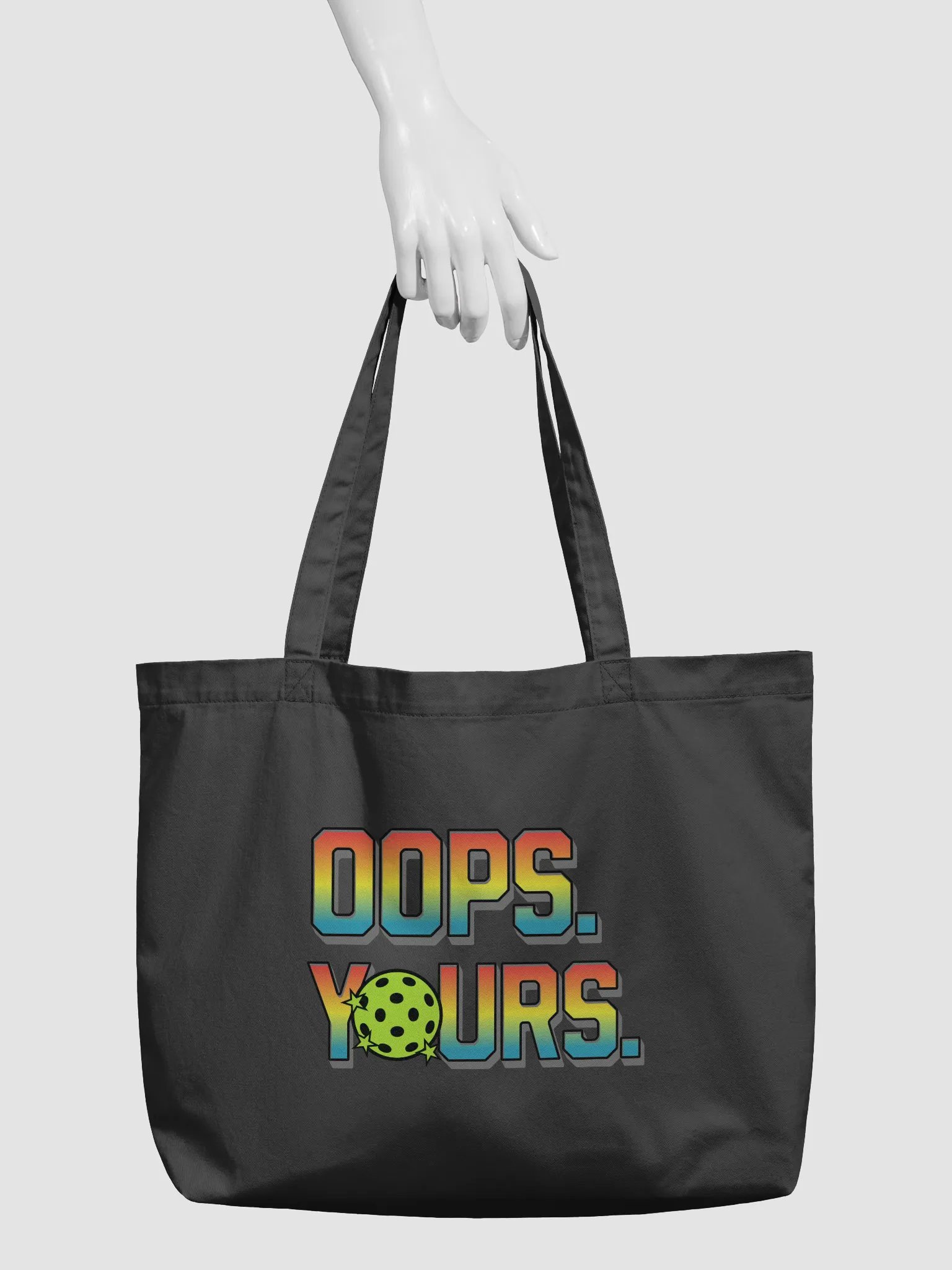 Oops Yours Pickleball Cosmic Tote Bag product image (6)