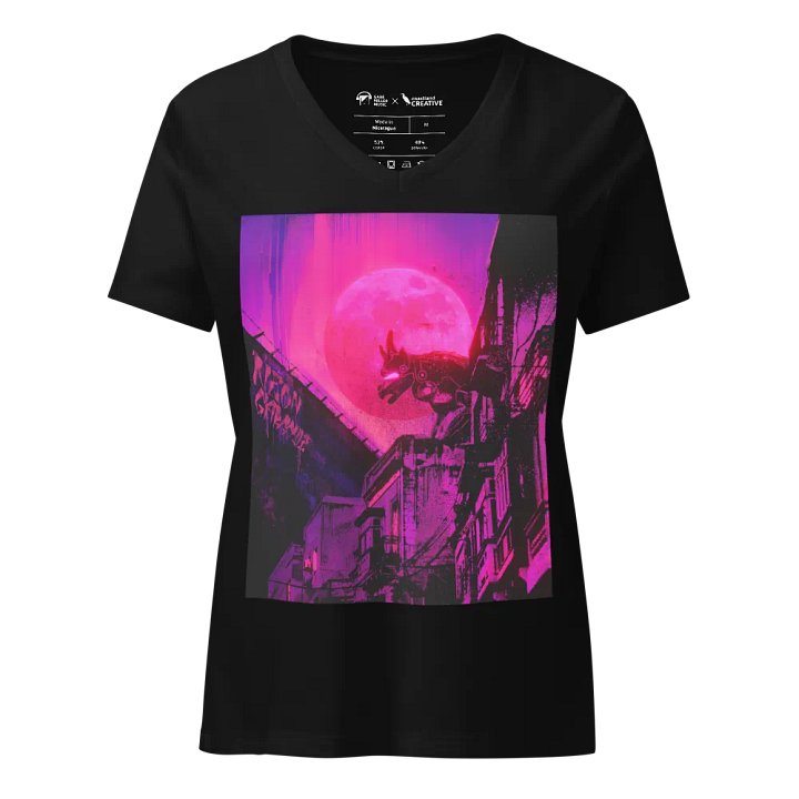 Neon Gargoyle women's v-neck tee product image (1)