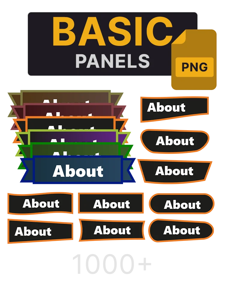 Basic Stream Panels (~1000) product image (1)