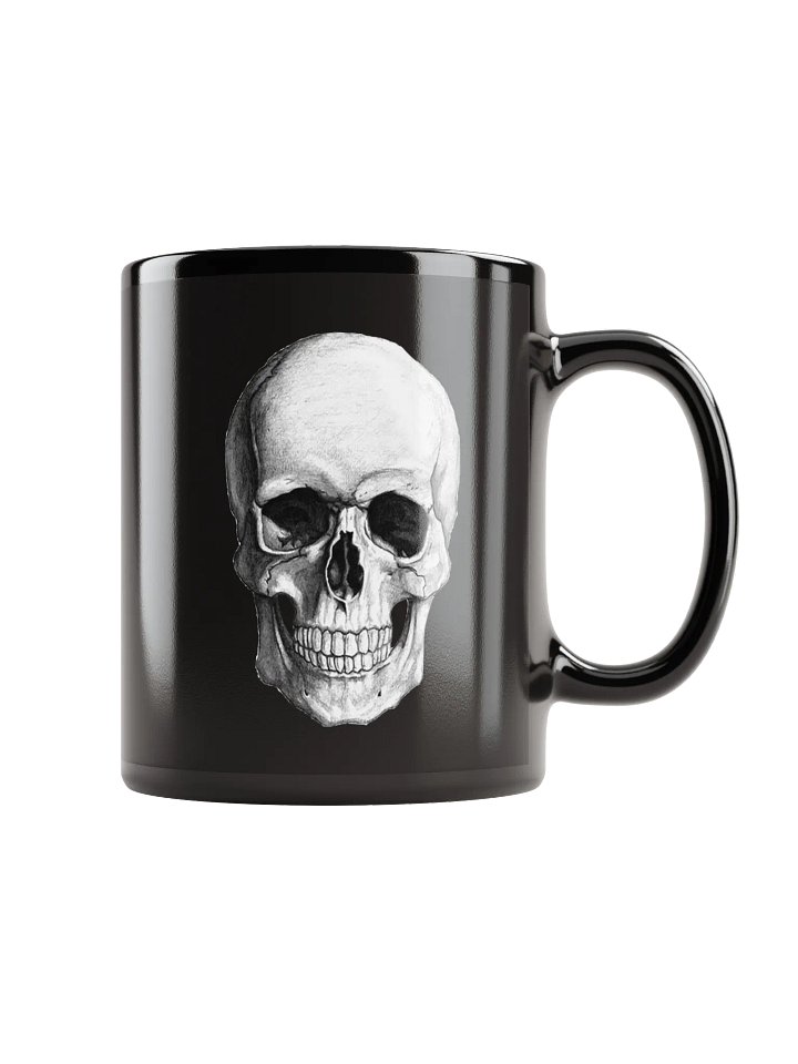 SkullyMug – BLACK. The Only Mug You'll Ever Need (Till Death Do You Part)! product image (1)