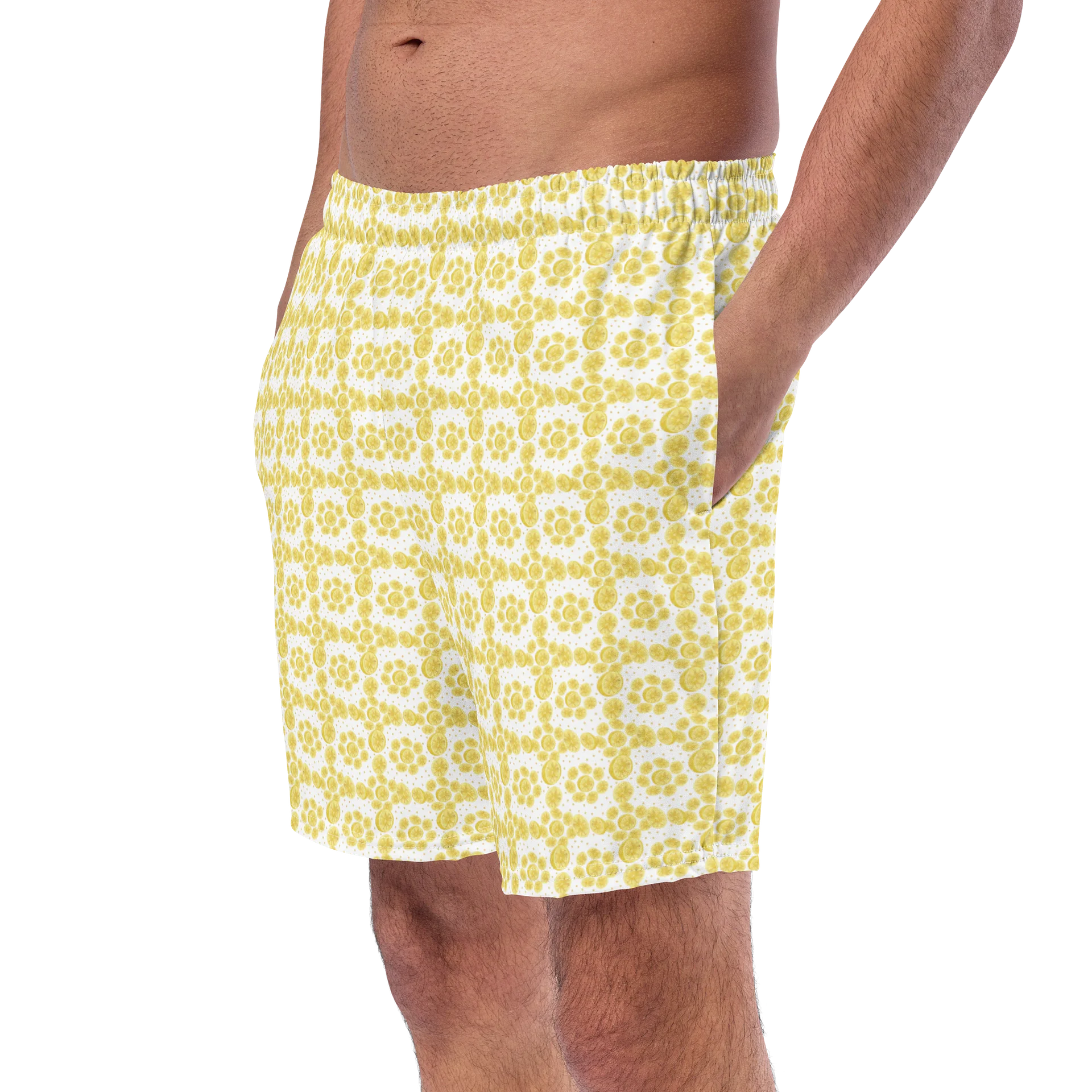Citron Circle – Classic Men's Swim Trunks product image (3)