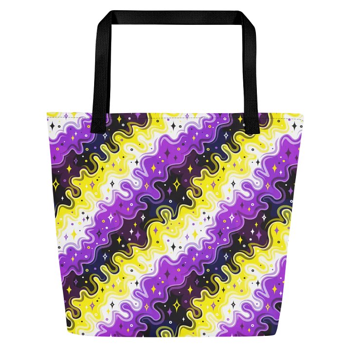 Non-Binary Pattern Tote Bag product image (1)